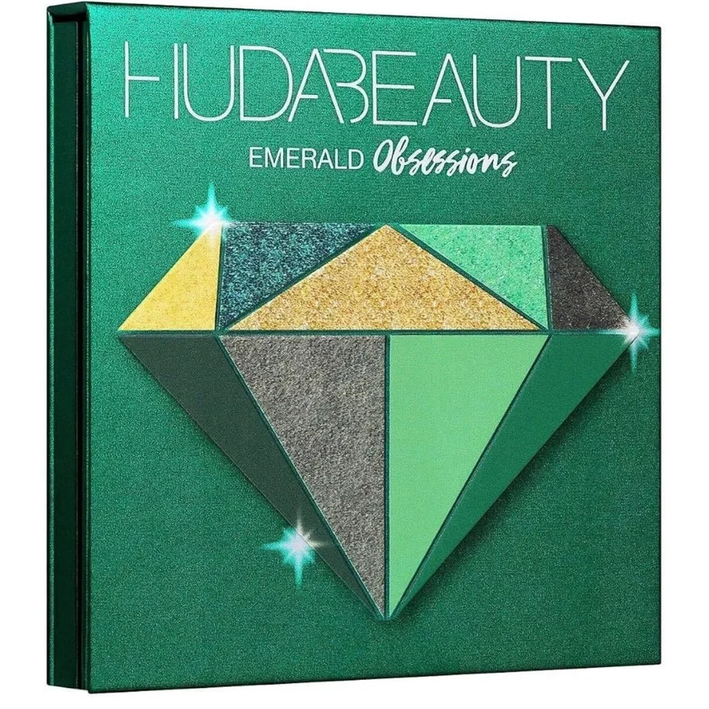HUDA BEAUTY Emerald Obsession Eyeshadow Palette NEW
